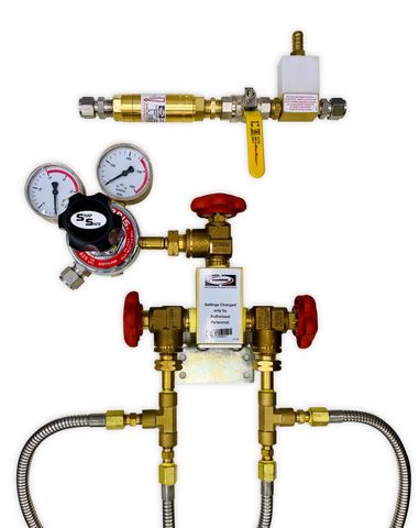 2 x 2 Acetylene Manifold 150kPa (1.2m) (1/2" Tube)