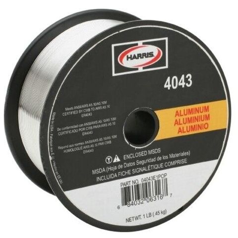 4043 Aluminum MIG (GMAW) Welding Wire - 0.76mm