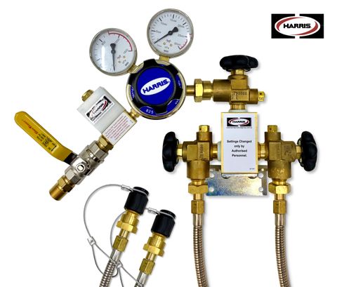 1 x 1 Argon Manifold 1000kPa (1.2m) (1/2"NPT)