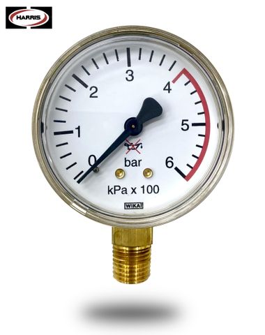 Low Pressure Gauge 802R Reg (0-4bar) 400kPa