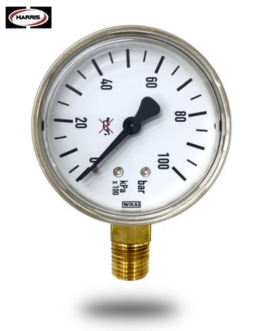 High Pressure Gauge 802R 0-100bar (10,000kPa)