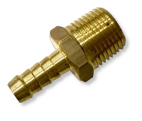 1/4" Hose Barb  x 1/2" BSP Male