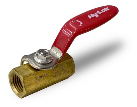 1/4" Lever Handle Ball Valve (FF) (1/4" NPTF)