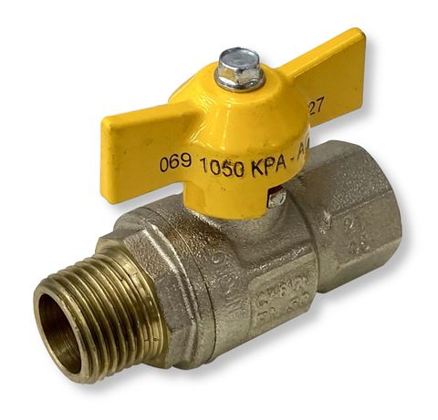 1/2" T- Handle Ball Valve (AGA Approved) (FM)