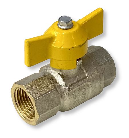 1/2" T- Handle Ball Valve (AGA Approved) (FF)