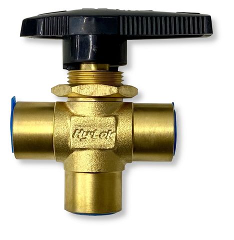 1/4" 3-Way Ball Valve (FFF)