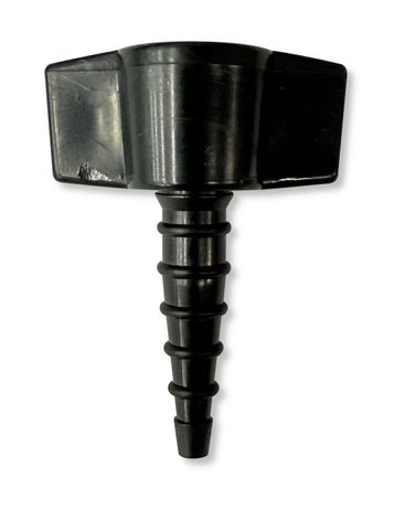 Medical - Outlet Nipple Black, Air