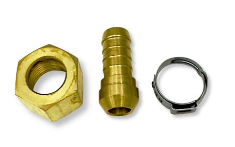 Hose Set - (12mm Hose Barb - 1/2"BSP Nut) RH