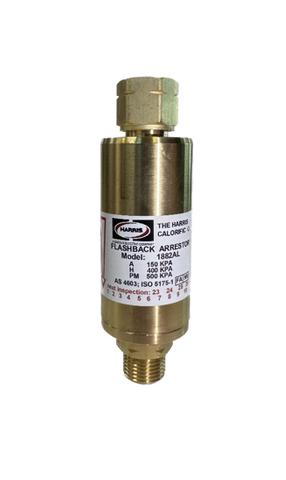 Flashback Arrestor - Reg End (Fuel) 5/8" UNF (MF)