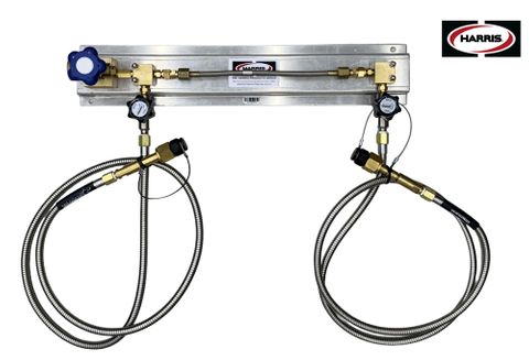 Manifold Rail Header 2 x 1.8m HP Leads to T50