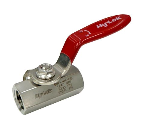 606BVF4N 1/4"F- NPT 110 SERIES BALL VALVE