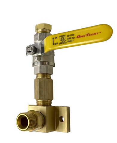 High Flow Pipeline Assembly (1/4"NPTF x 1/2" NPTM)