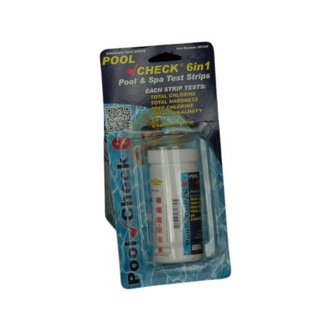 Pool Check 6 - 1 Test Strip-50