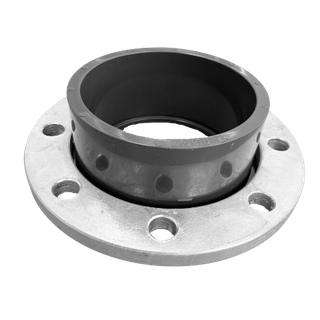 PVC Stub Flange & Metal Backing Ring 80