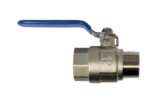 Ball Valve Brass M&F Lever 15