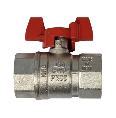 Ball Valve Brass T Handle 8