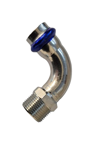 Mayer V Press 316 SS Male Elbow