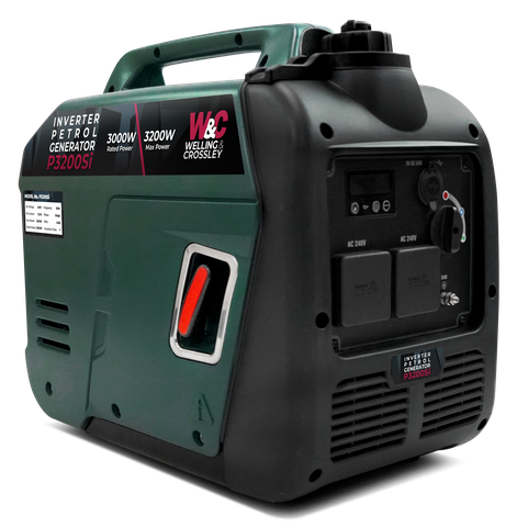 Welling & Crossley 3,200W Smart Silent Inverter Petrol Generator