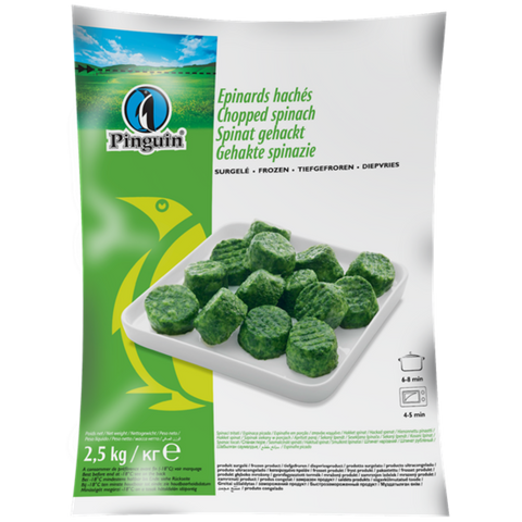 Spinach 4 x 2.5kg (Chopped)