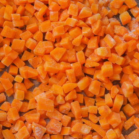 Organic Carrot Diced 10Kg