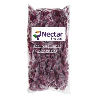 Acai Pure Cubes 3x2.5kg Bags