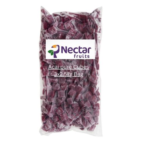 Acai Pure Cubes 3x2.5kg Bags