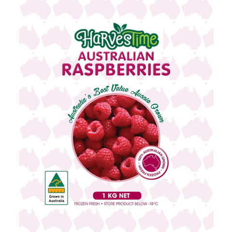 Raspberries Whole AUST 10x1kg