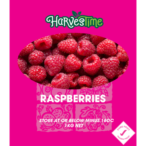 Raspberries Whole 10 x 1kg(CN)