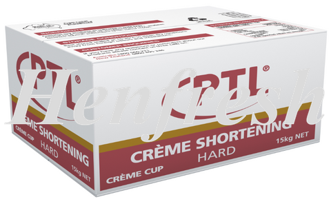 PTL Crème Shortening Hard 15kg (Creme Cup)