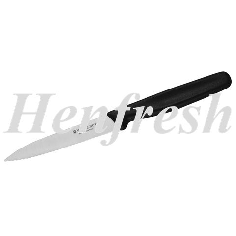 WSL serrated paring knife, 4.5 rounded blue - Whisk