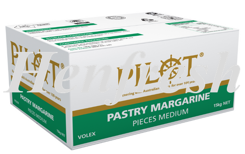 Pilot Pastry Margarine Pieces Medium 15kg (Volex)