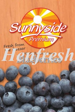 Sunnyside IQF Blueberries Frozen 13.61kg
