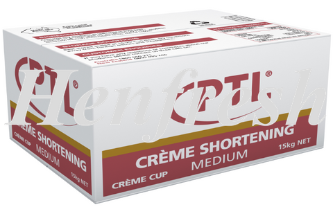 PTL Creme Shortening Medium 15kg (Creme Cup)