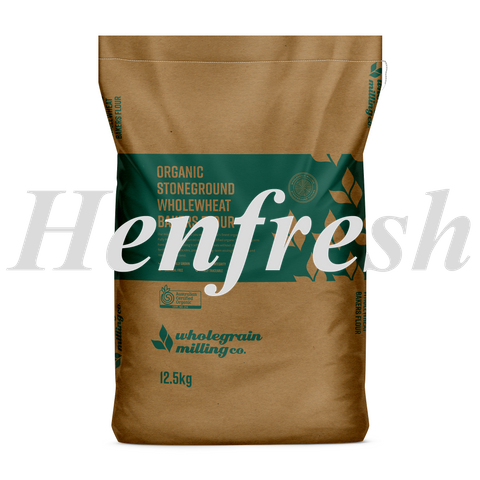 WGM ORGANIC Wholewheat Flour 12.5KG