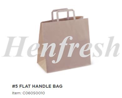 Detpak Flat Fold Handle Bag #5 (200)