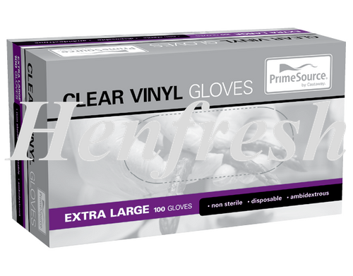 CA PrimeSource® Gloves Extra Large Vinyl 100