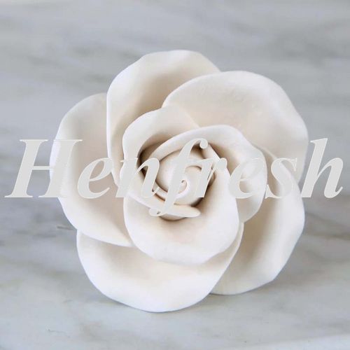 SI Single 5cm Tea Rose Large White 28