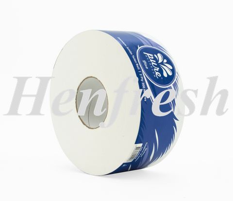 TP Pure Toilet Paper 2 Ply 300m Jumbo Roll (8)