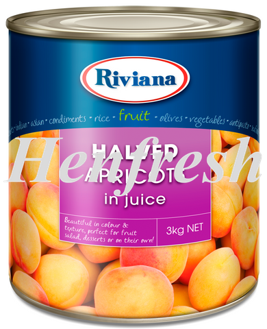 Riviana Apricot Halves N/J 3xA10