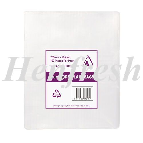 TP 10x8 Clear Bread Bags 35 micron LDPE 1000