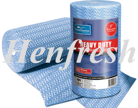 CA Wipes Heavy Duty Perforated (Roll) BLUE