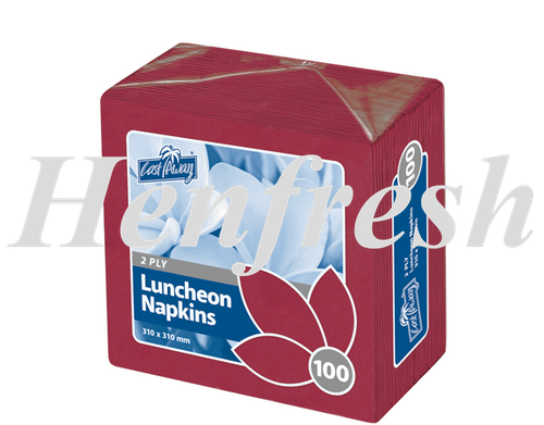 CA 2 Ply Luncheon Napkins Wine Red (2000)