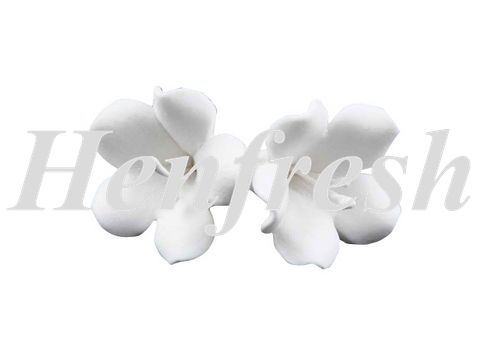 SI Single Bell Flower No Wire White (120)