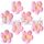 5 Petal Sugar Flowers Medium Pink (150)