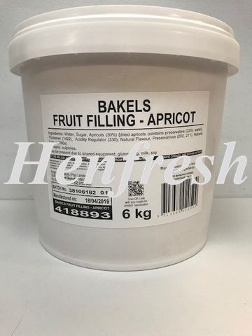 Bakels Apricot Filling 19% 6kg