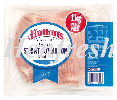 Huttons Bacon Short Cut 10 x 1kg
