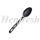 HU Cutlery Dessert Spoon Black Heavy Duty CPLA1000