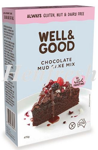 Well & Good Choc Mud Cake & Frosting 5x475g
