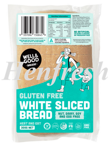 Well & Good Small Sliced White Loaf 8Pk 300g