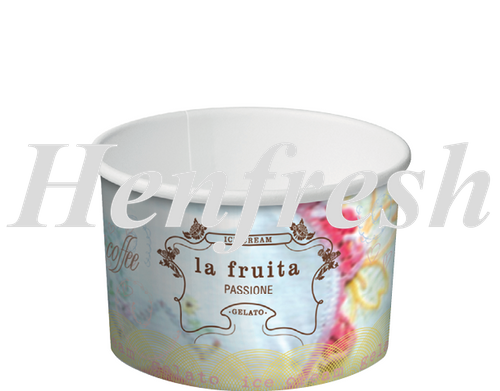CA La Fruita Paper Ice Cream Cups 5oz 1000